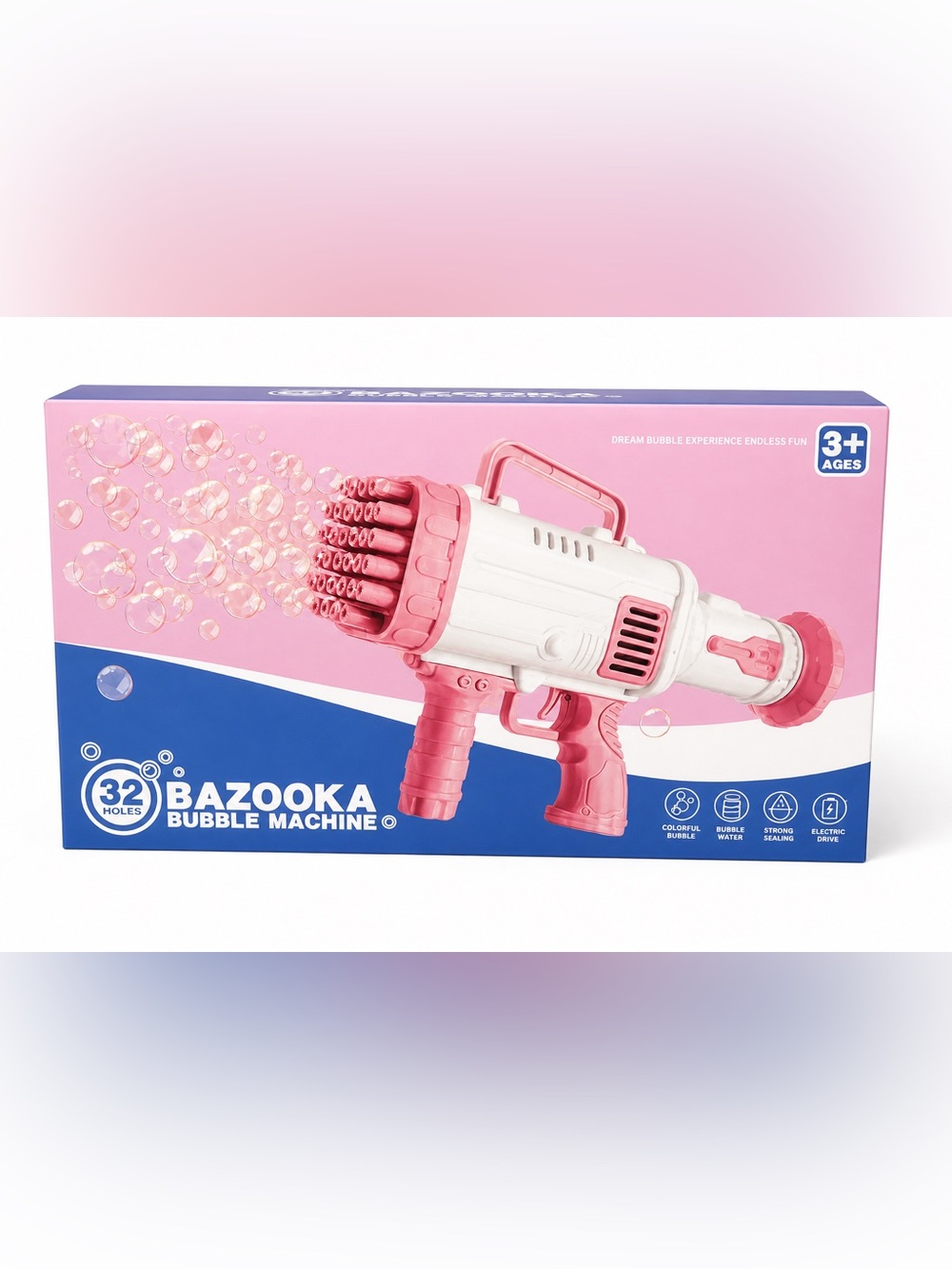 Bazooka Bubble Machine Gun - Pink